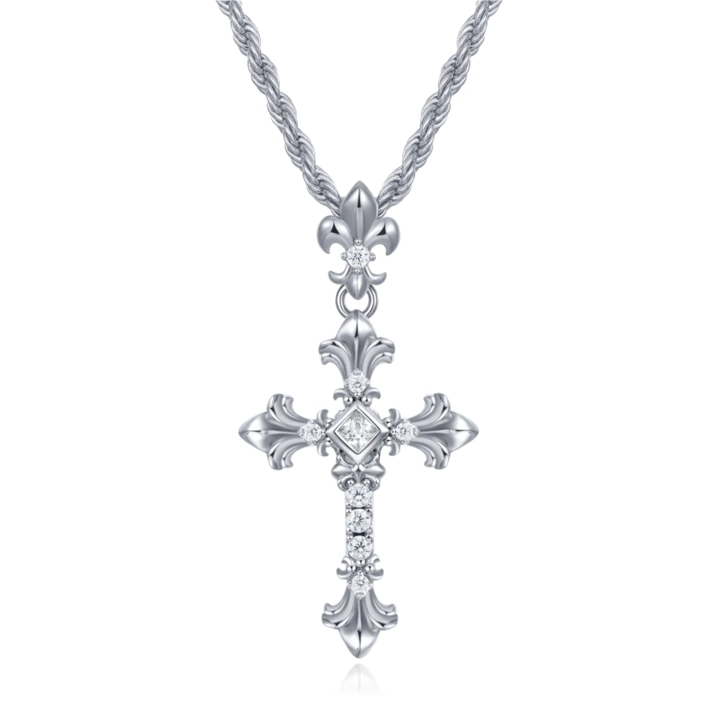 Chess Cross Pendant