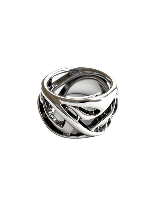 Adjustable Silver Wady Harmony Ring